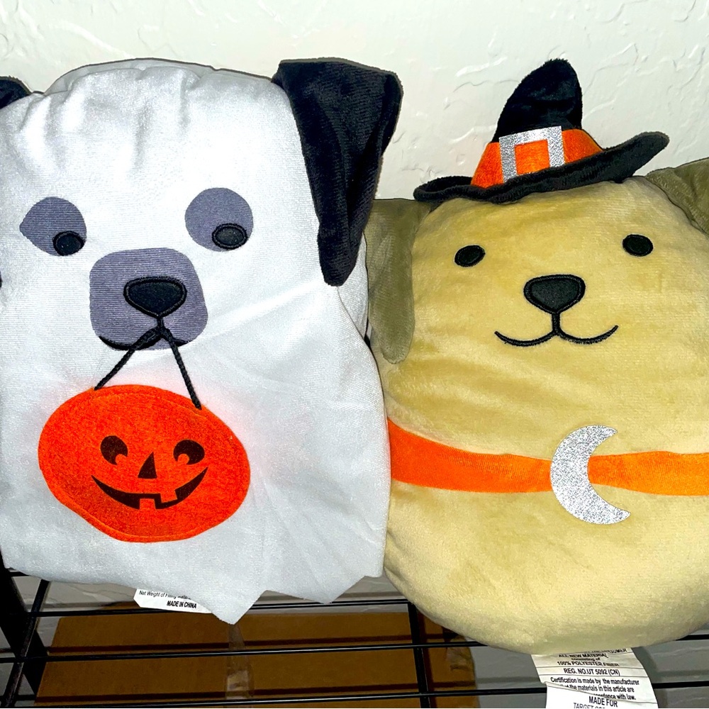 Halloween Dog Costume Set - Black, White, Orange Pillows Target HAllOWEEN